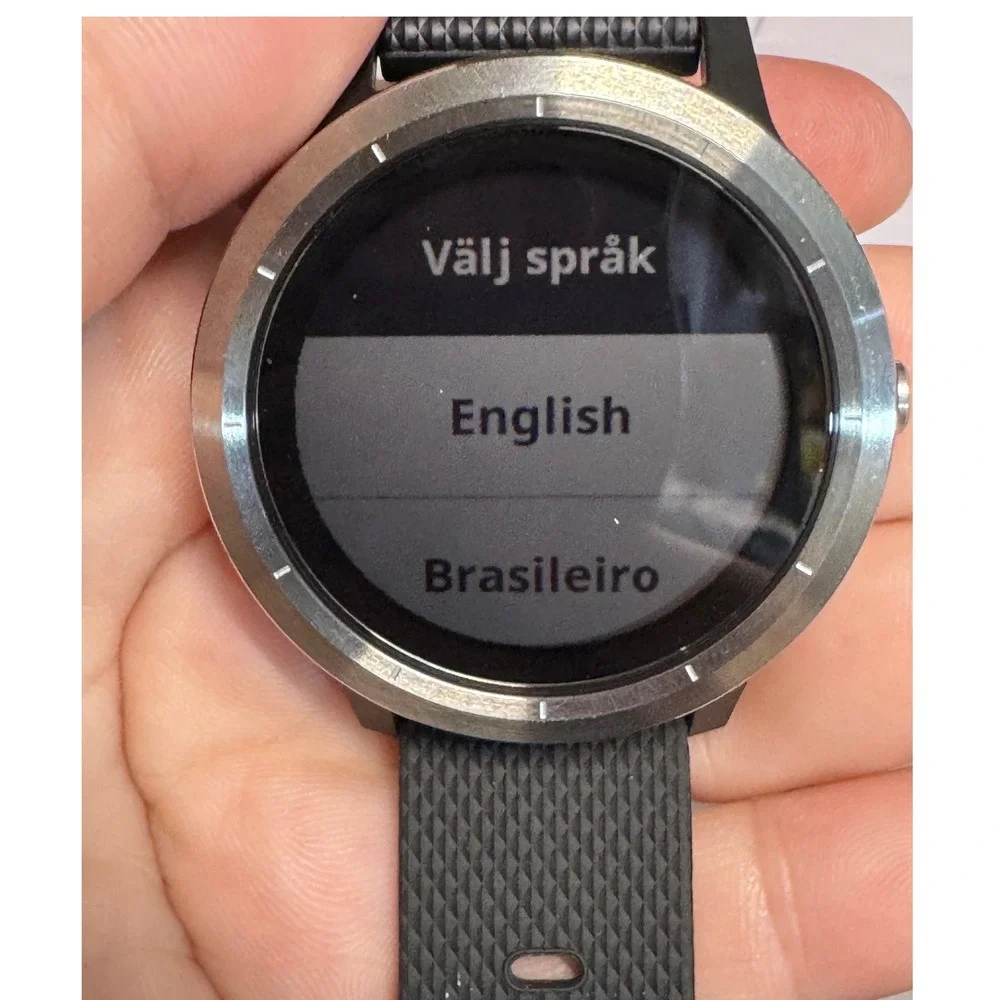 Garmin Vivoactive 3 Smartwatch Black Stainless Steel GPS Fitness Tracker